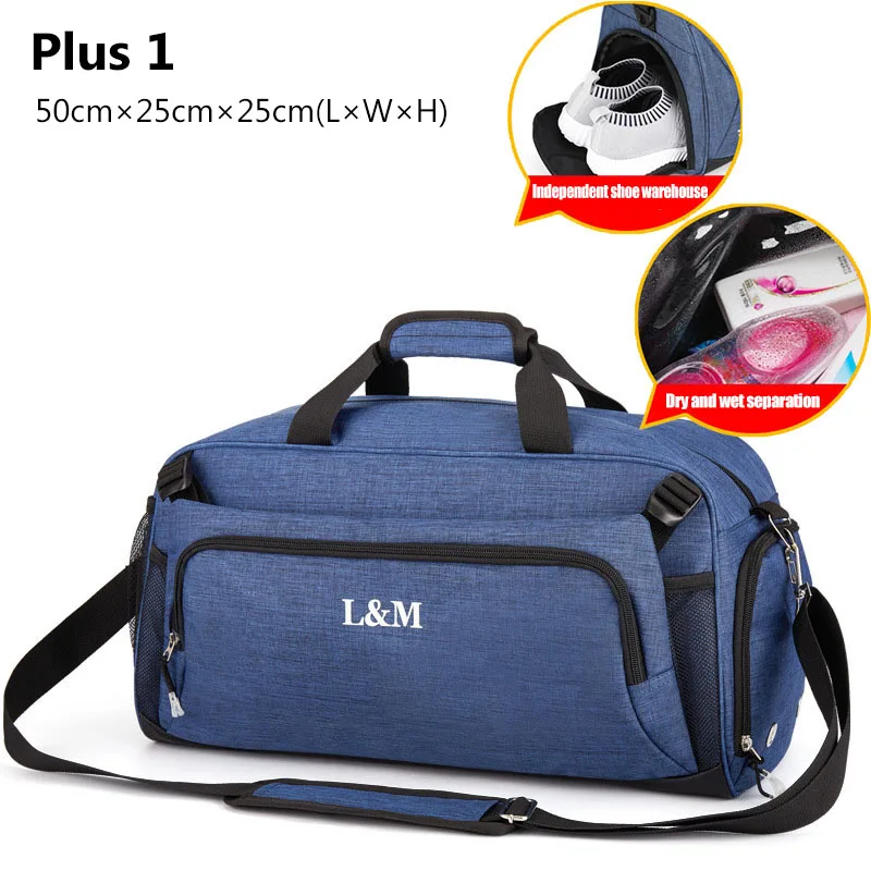 Plus 1 Blue Спортивные сумки для сухого влажного плавания, спортивные сумочки Gymtas, коврик для йоги, сумка для мужчин, для фитнеса, тренировок, занятий спортом, Tas, для путешествий, для улицы, XA617WA - Цвет: Plus 1 Blue