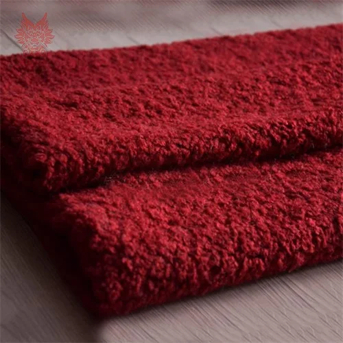 Wine red Разноцветная однотонная утяжеленная пушистая искусственная Завитая шерстяная меховая ткань для фотосъемки новорожденных аксессуары DIY 160*50 см SP5425 - Цвет: Wine red