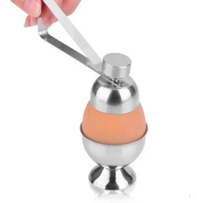 

Japan imported 304 stainless steel egg opener egg cutters cut egg device
