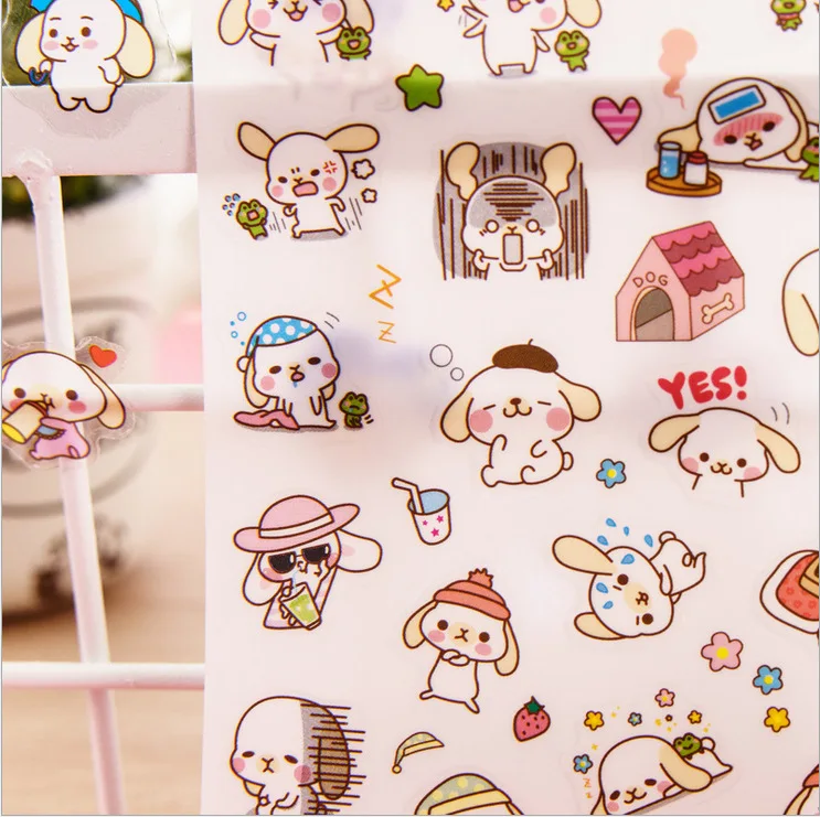 6 листов/упаковка прозрачные наклейки из ПВХ|stickers transparent|stickers stickersstickers big |