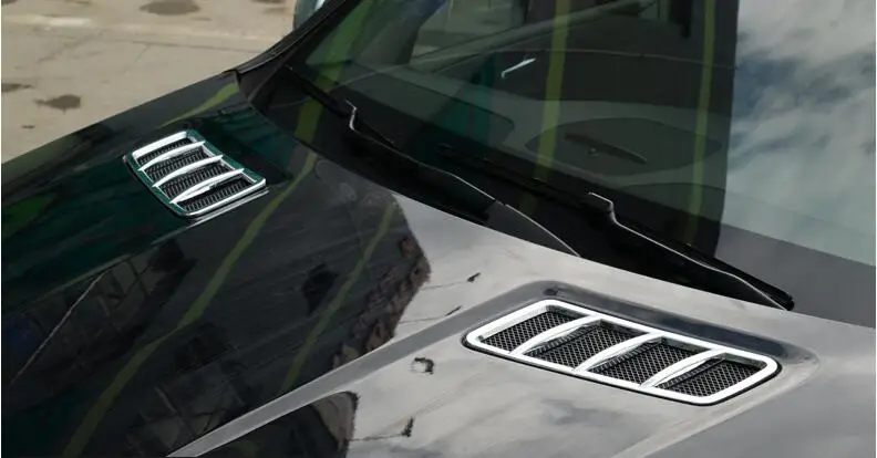 2pcs Stainless Steel Hood Trim Car Sticker for Mercedes Benz ML/GL/GLE/GLS Accessories | Автомобили и мотоциклы