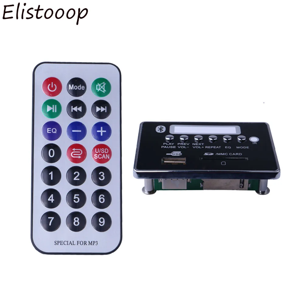 Bluetooth MP3 декодер громкой связи плата модуль Автомобильный USB плеер Встроенный