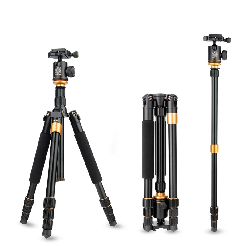Профессиональный портативный легкий штатив QZSD Q999S для DSLR камеры съемный монопод