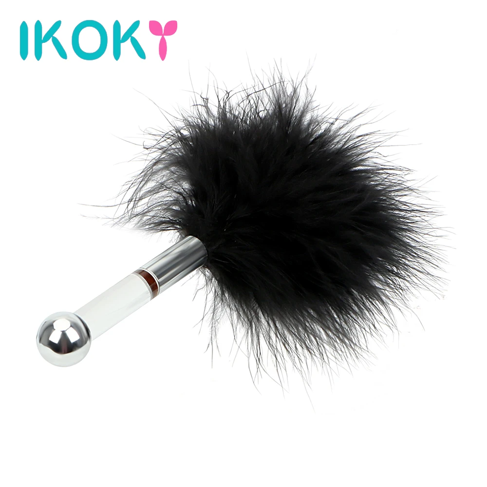 IKOKY G-spot Climax флирта с Перо хвоста интимные игрушки для женщин пара Анальная пробка