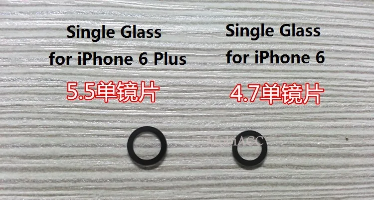 Оригинальные Объективы для камеры 2 шт./лот iPhone 6/для 6 Plus Одиночное стекло с