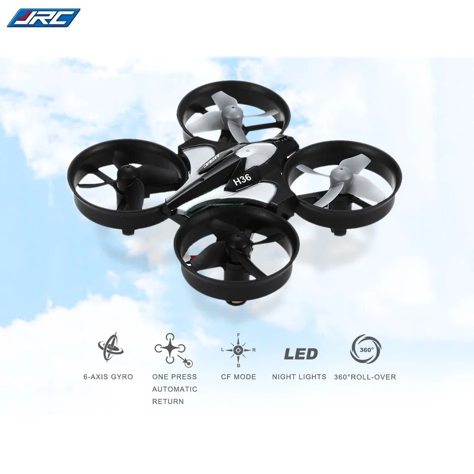 Горячая Распродажа JJRC H36 Mini 2 4 ГГц 4CH 6 осевой гироскоп RC Квадрокоптер с безголовым