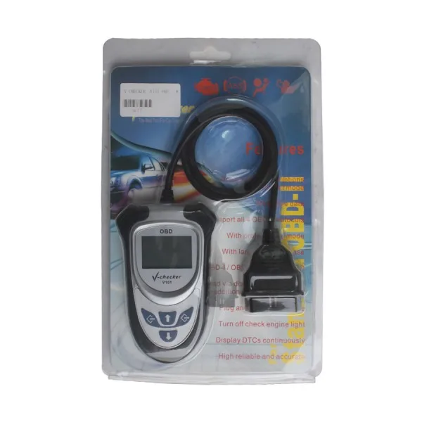 Автомобильный считыватель кодов V101 OBD2 без CAN-шины |
