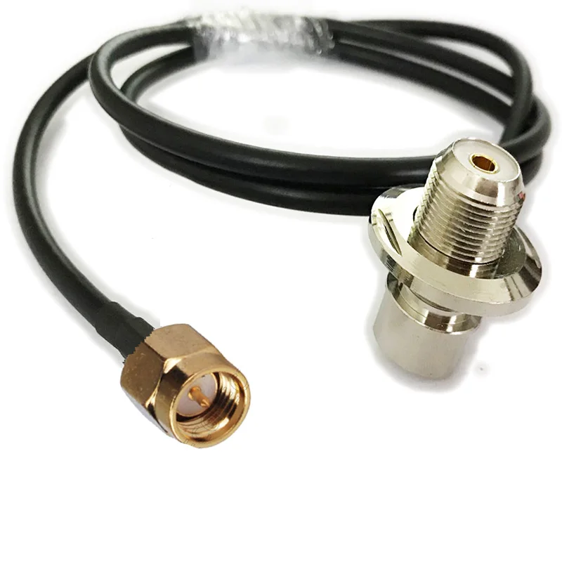 Разъем SMA типа папа к UHF SO239 мама прямоугольный RG58 для автомобильного мобильного