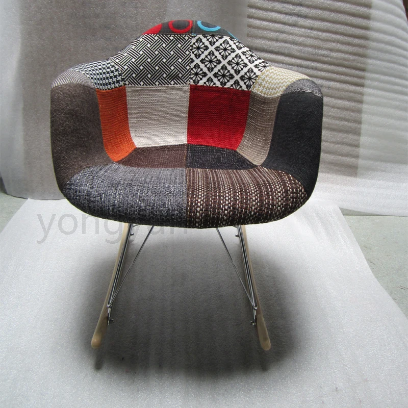 Минималистичная современная мебель для комнаты отдыха модное кресло качалка