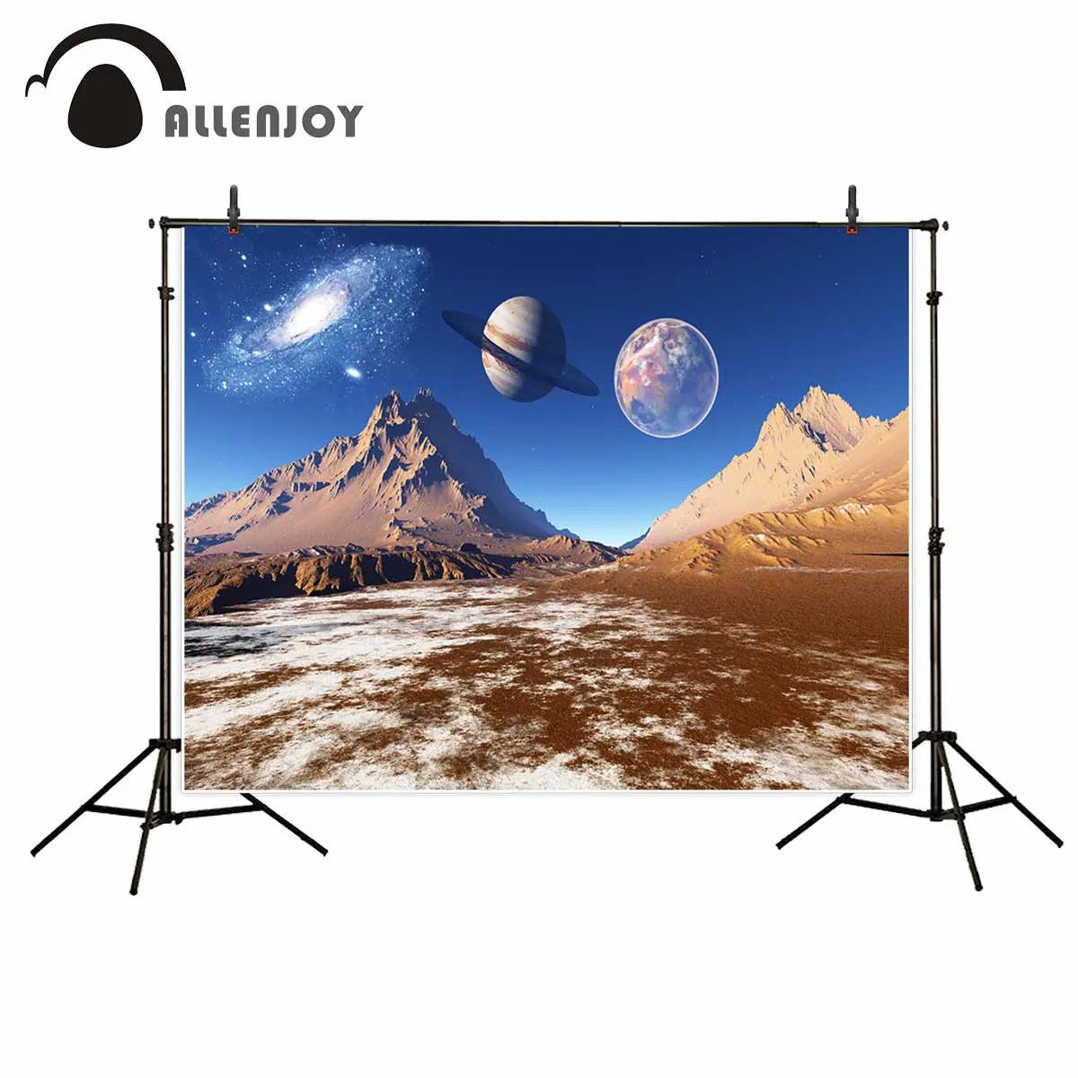Allenjoy фоны фотосессия планеты горы пустыня дети Космос день рождения