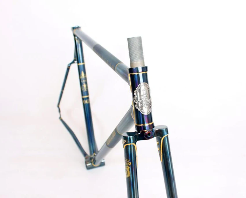 Fixed gear велосипеда 4130 Хромомолибденовая сталь рамка DIY размер 46 см 48 50 52 56 58 60 62