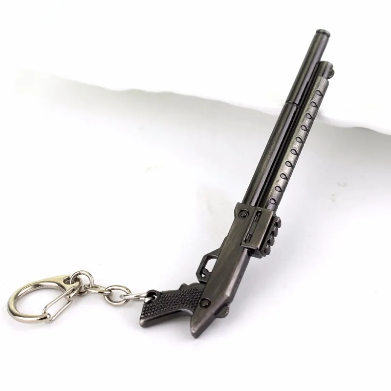 Новинка оптом и в розницу CF Gun Мини Моделирование Модель Подвеска металлический брелок оружие Модель chaveiro Шарм llaveros Sourvenir подарки