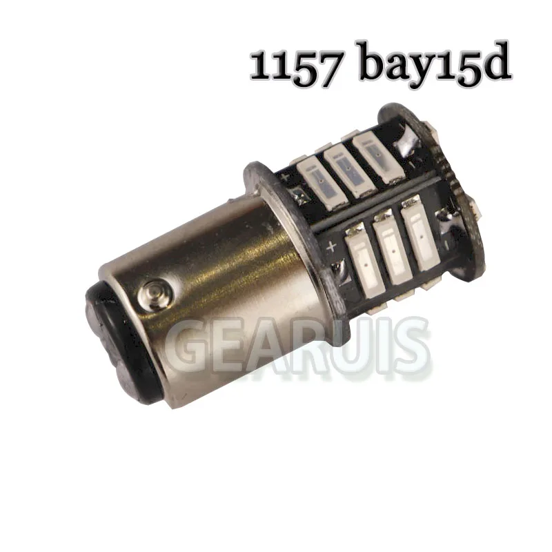100X 1157 BAY15D 21 SMD 7020 7014 LED P21/5W 1156 BA15S 170MA Автомобильный указатель поворота Задний