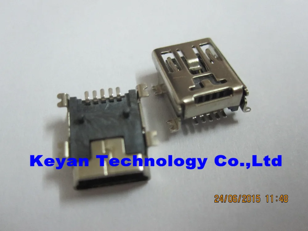 

20 шт. Mini USB SMT 5 Pin 5 P 5PIN гнездовой разъем