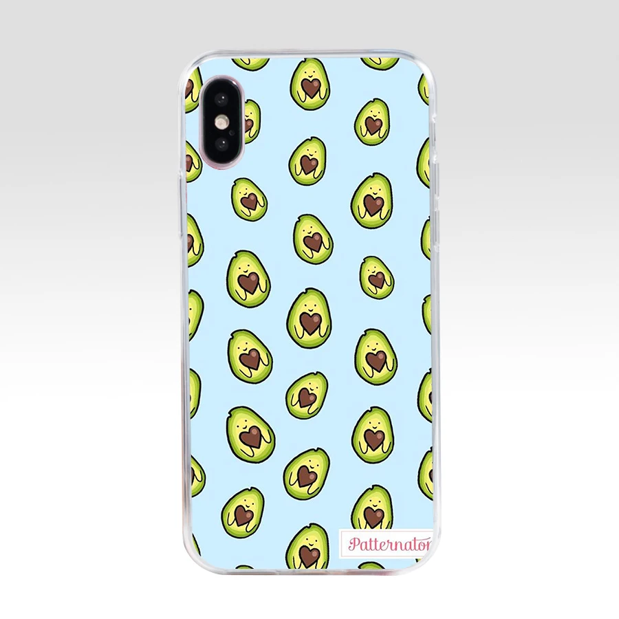15AQ авокадо Детский мягкий Силиконовый ТПУ чехол для iphone 5 5s se X XR XS Max | Мобильные
