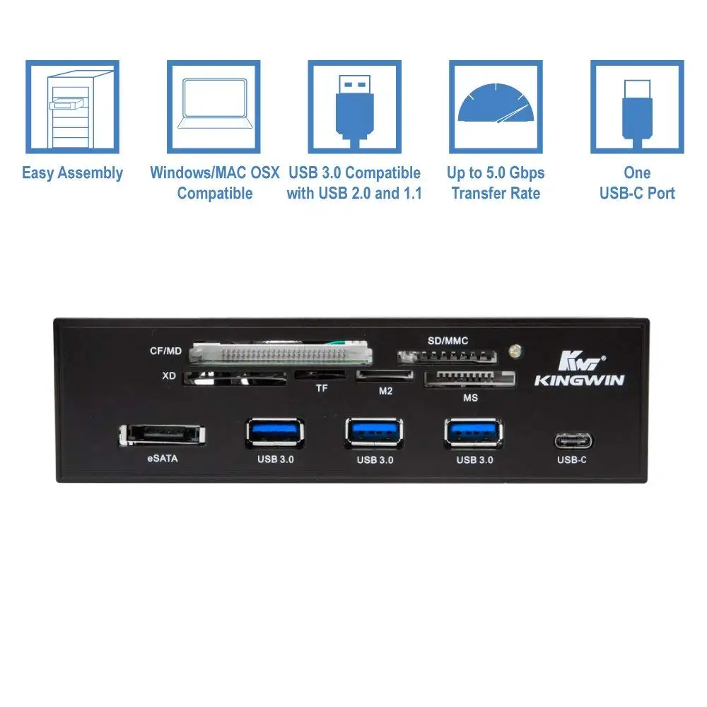 5, 25  ,  ,       3  USB 3, 1, USB, ESATA,  CF