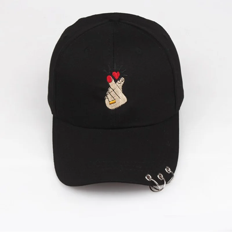 Bpckaace новый дизайн snapback хип-хоп Cap жест вышивка бейсболки с кольца 3 цвета папа