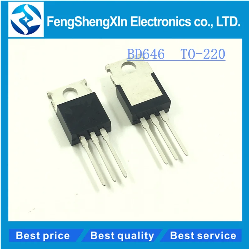 

10 шт./лот Новый BD646 TO-220 PNP SILICON POWER DARLINGTONS