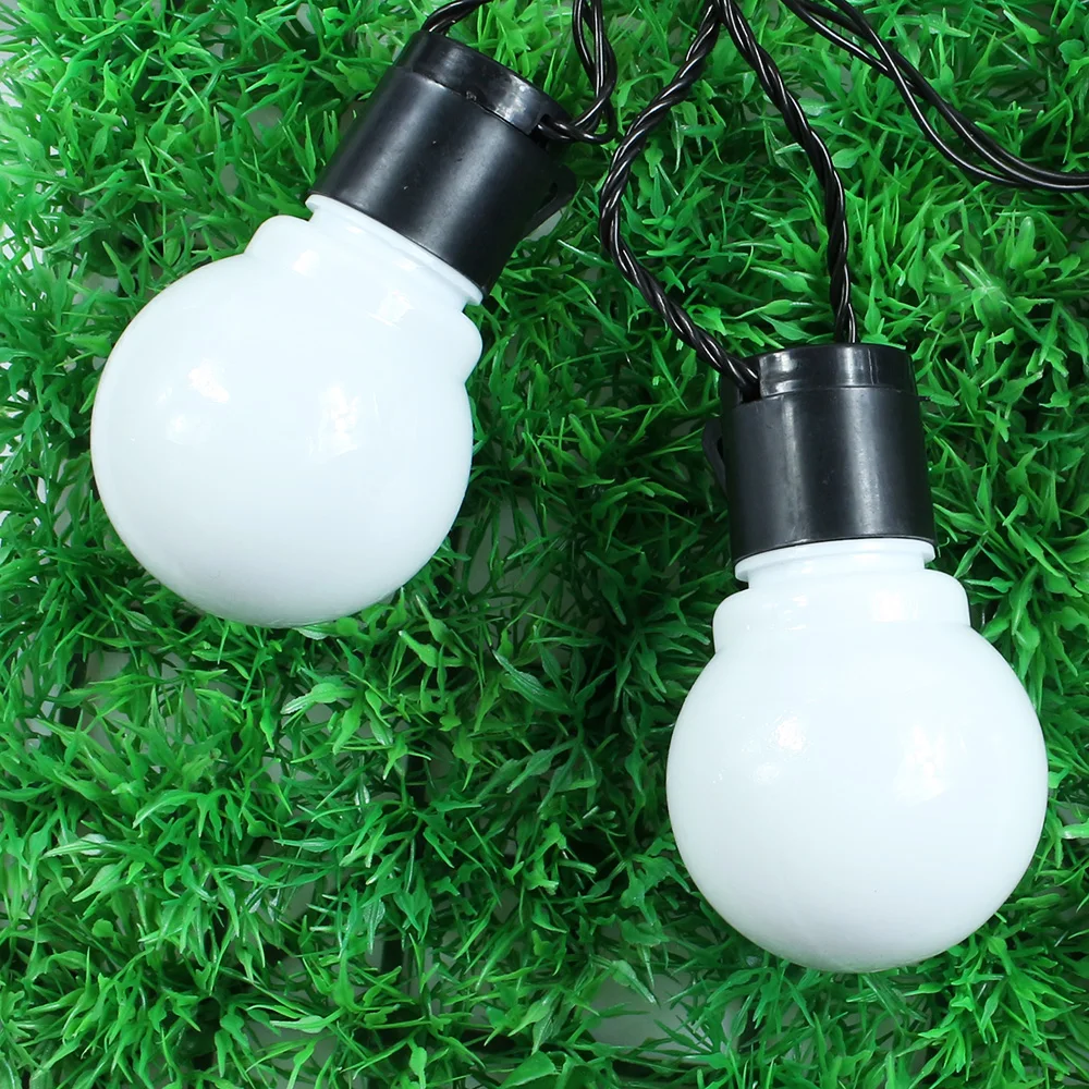 2.5M 5M 10M LED 5CM Big Ball Fairy String lights holiday Light Christmas Party Wedding Outdoor Garland Starry Lights | Лампы и