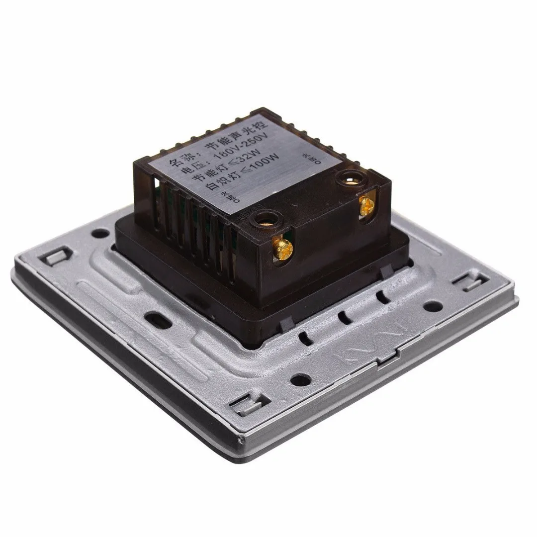 High Quality Voice Sound Control Switch Light Sensor Switchs 110 250V Activated Lamp Gold / Silver Mayitr|Выключатели| |