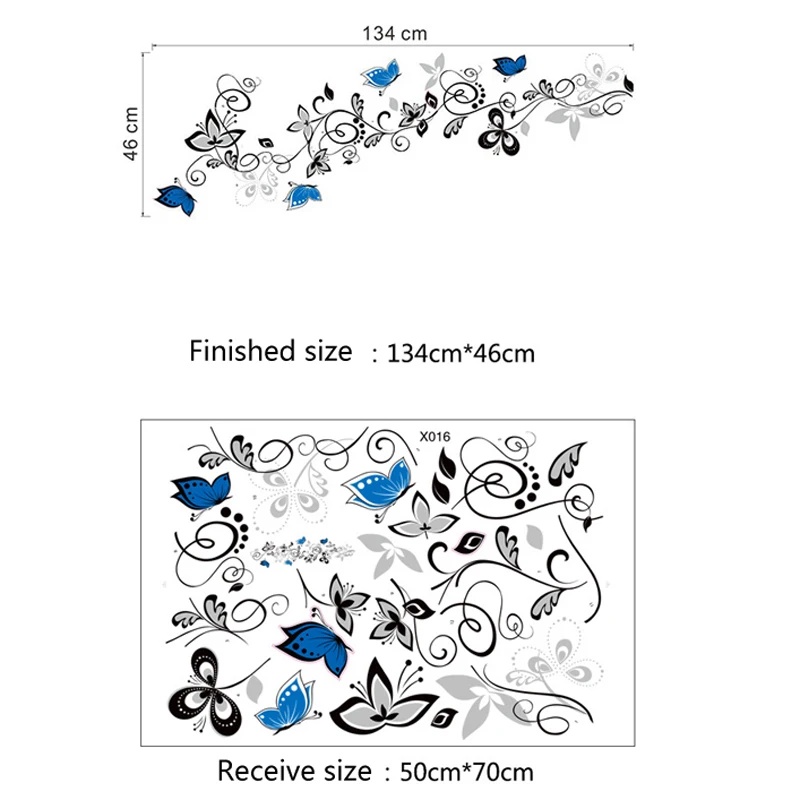 Креативные обои в виде цветов и винограда для домашнего декора