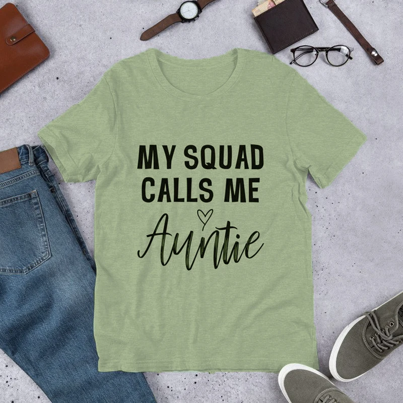 Футболка с надписью My Squad Call Me autie летняя женская модная Эстетическая футболка Tumblr