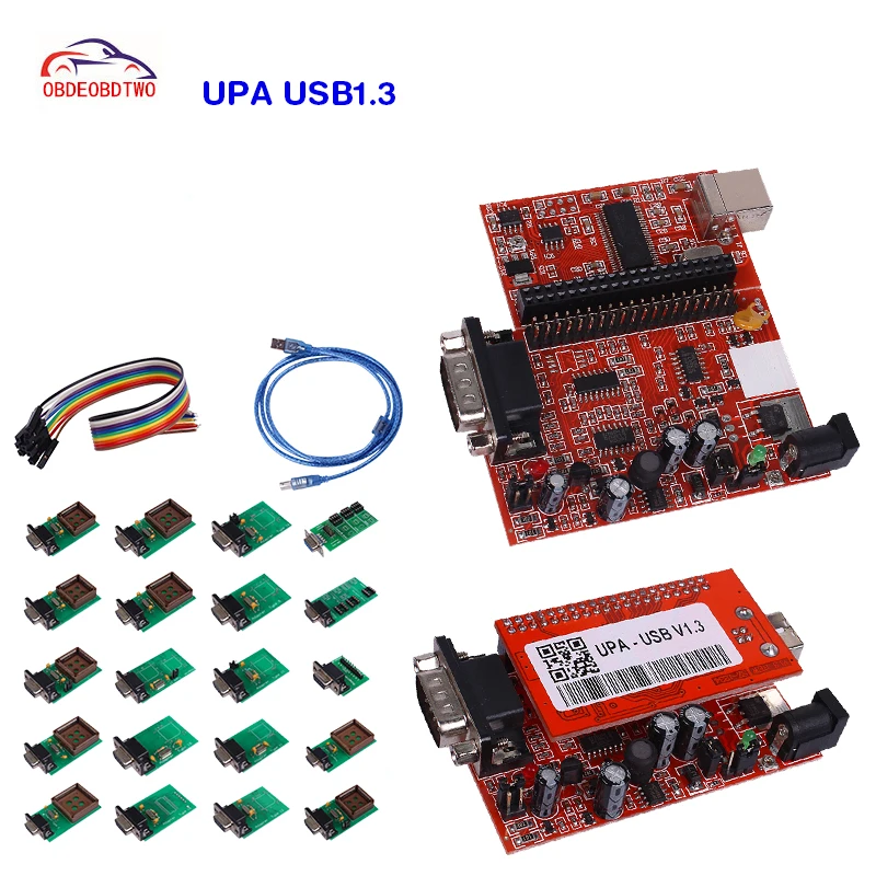 Top selling UPA USB V1.3 Serial Programmer Full Package Popular Eeprom Universal Chip auto ECU Tool In stock | Автомобили и
