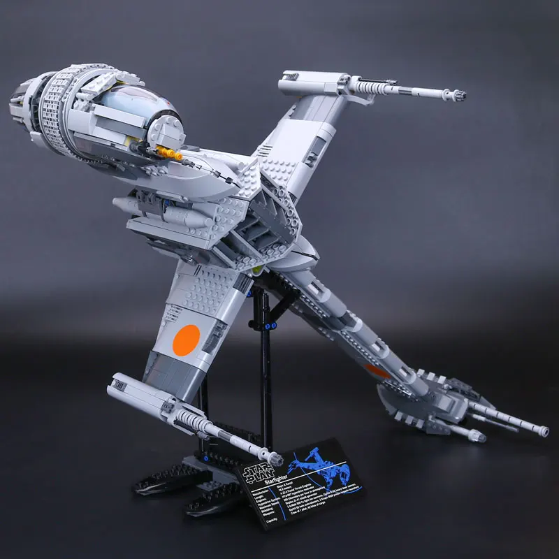 Star 1487Pcs 05045 fighter Wars Genuine The B-wing Educational Bricks Toys for Children toys Gift model LegoINGlys 10227 | Игрушки и