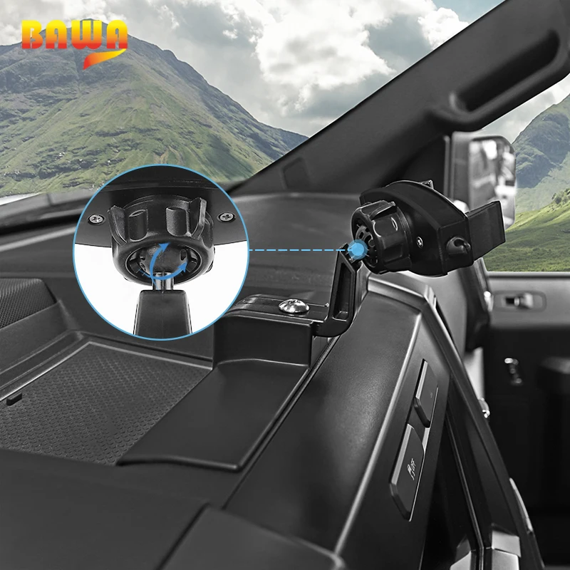 

Держатель Bawa GPS для Ford F150, Черный Автомобильный держатель Gps для сотового телефона Tomtom