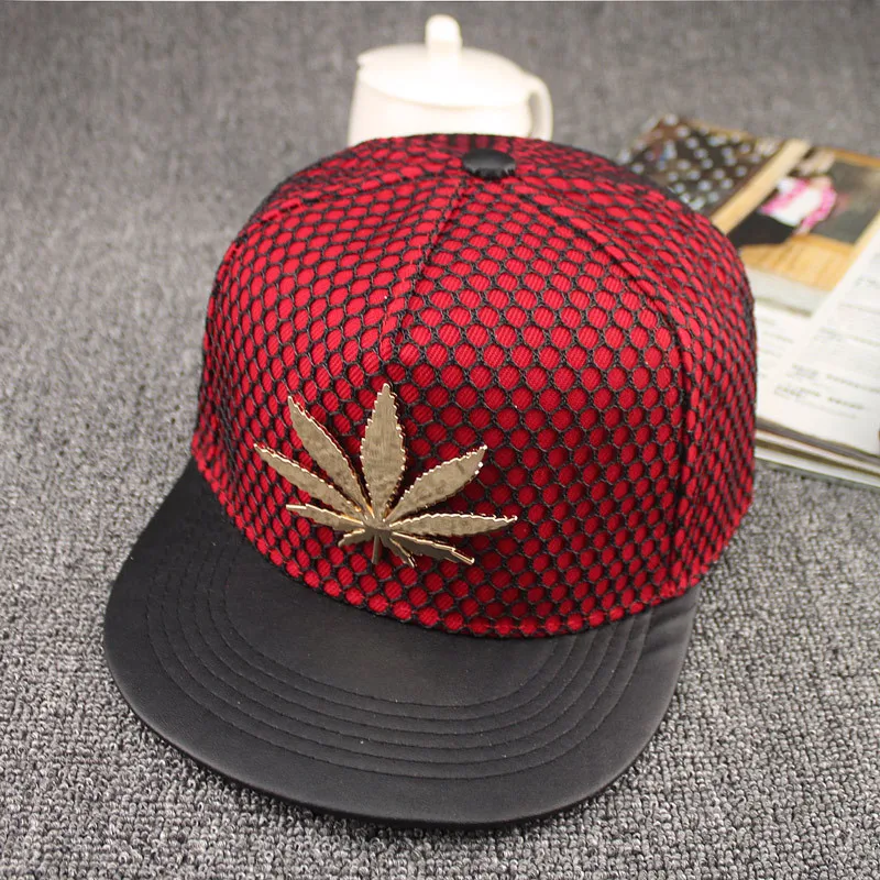 

fashion summer baseball cap hip-hop hat women's outdoor sun hat men's tide Flat eaves Mesh caps snapback hats gorras