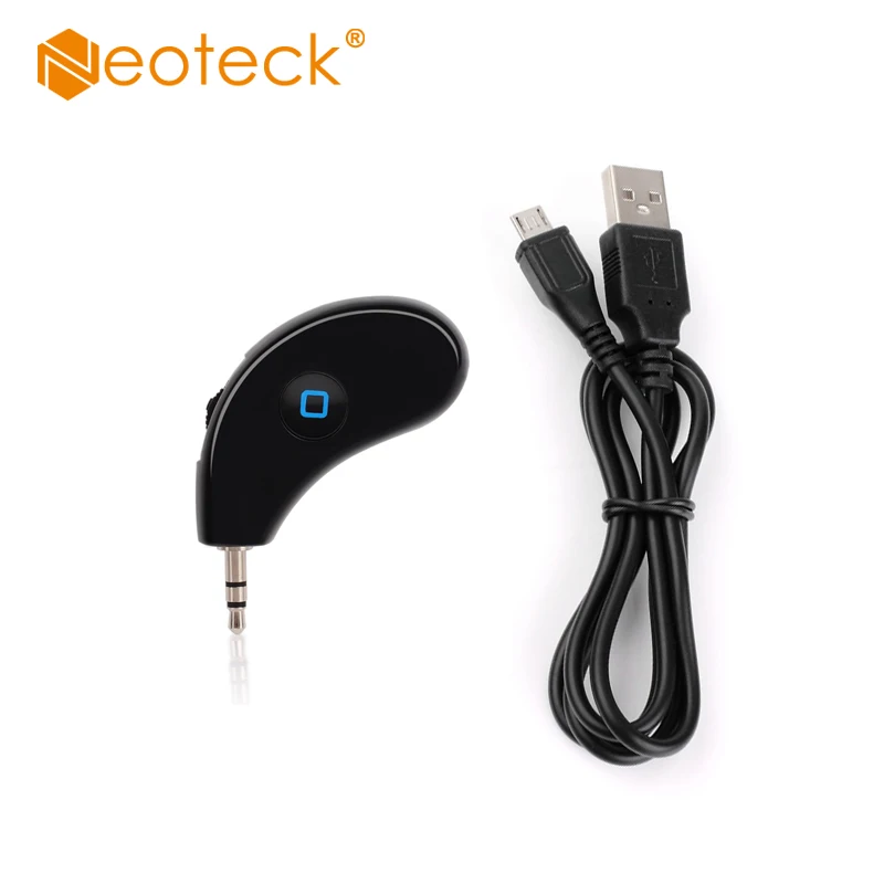 Neteck-receptor de Recarga sem Fio Compatível com Csr Adaptador de Conector Bluetooth Micro 3.5mm 4.0 Usb Mp3