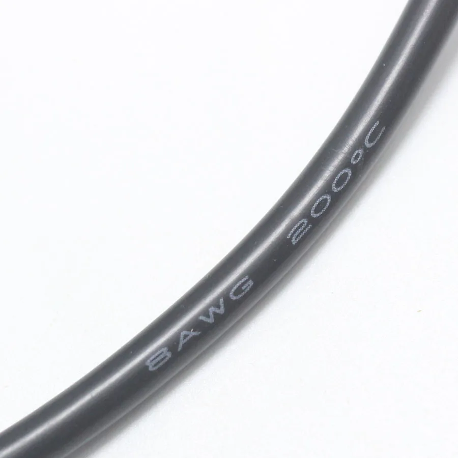 0 5 метра оригинальный силиконовый провод 8AWG гибкий кабель 8.3мм2 мягкий