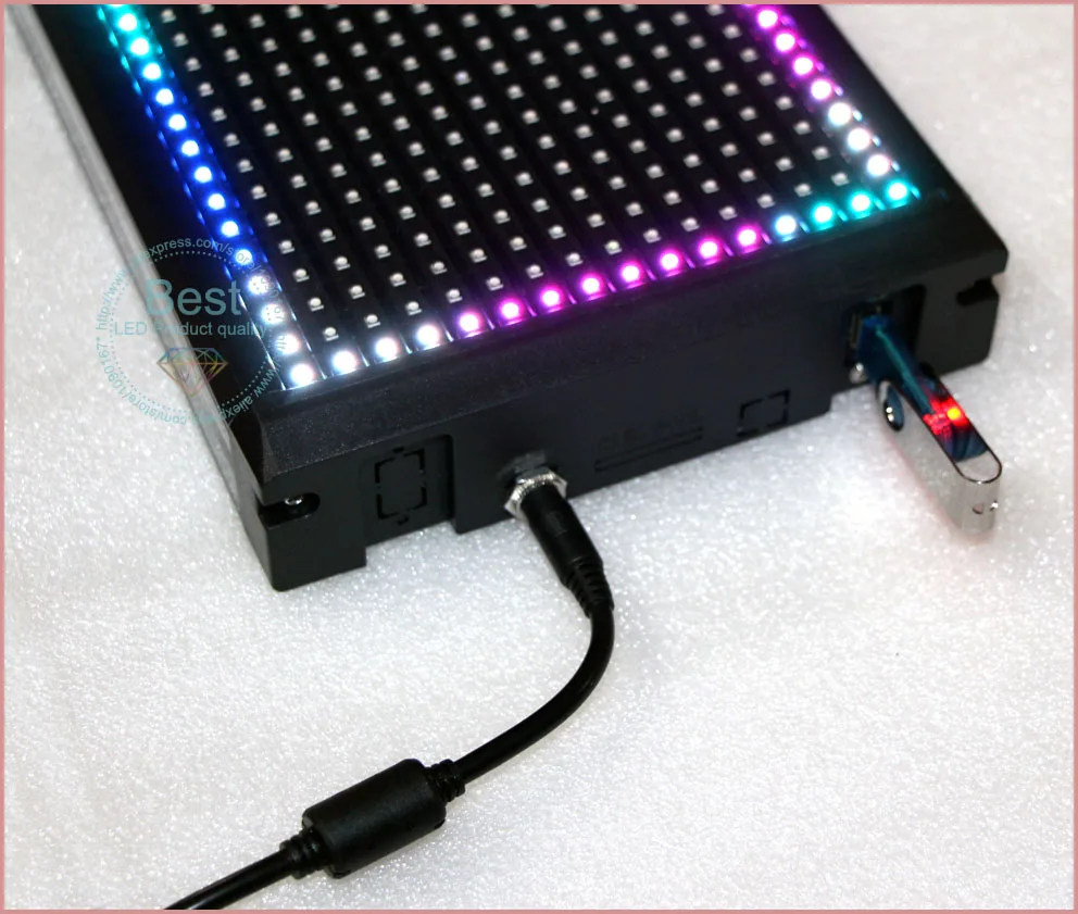 P10 светодиодный знак дисплей RGB модуль изменения по английскому языку разные