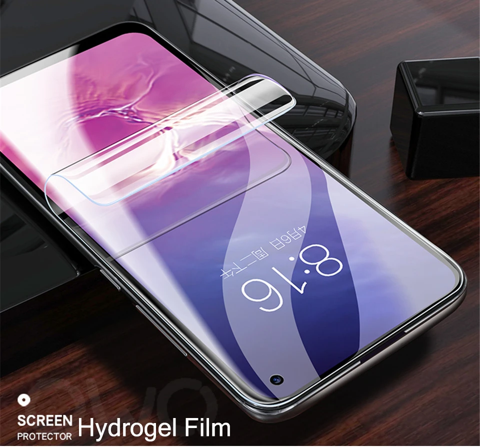 Изогнутое закаленное стекло гидрогелевая пленка для samsung Galaxy A50 note 10 s8 S9 S10 plus 8 9 гидрогели защитная пленка для samsung A70 a7 стекло на самсунг телефон 20D