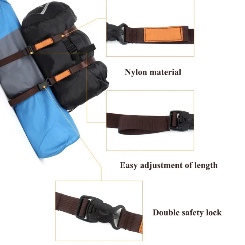 1 шт. высокопрочный нейлоновый рюкзак спальный мешок для багажа стрейчевая