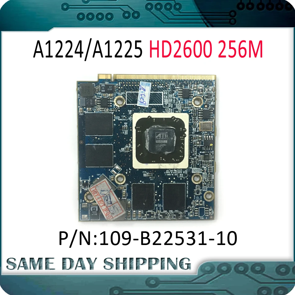 Используется для iMac 20 &quotA1224 24&quot A1225 VGA карта HD2600 HD 2600 256M 256 Мб видеокарта ATI Radeon 109