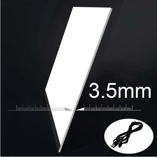 Ultrathin 3.5mm A4 LED Flat Light Applied to diamond painting tools Diamond Embroidery daimond lichtbak | Дом и сад