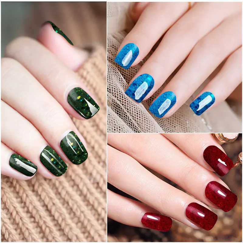 Гель лак для ногтей Modelones светодиодная лампа ослепляющий блеск УФ золотого цвета