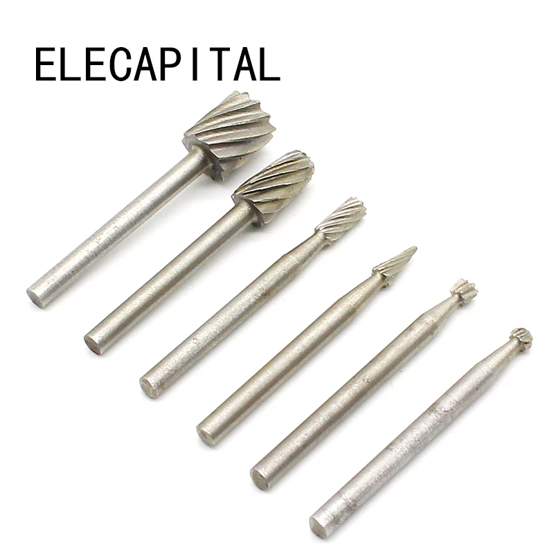 Набор мини сверл Dremel комплект из 6 насадок для деревообработки резьбы по