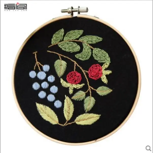 15X15cm цветочный набор для вышивки лентами цветы небольшие картины ткань вышивка