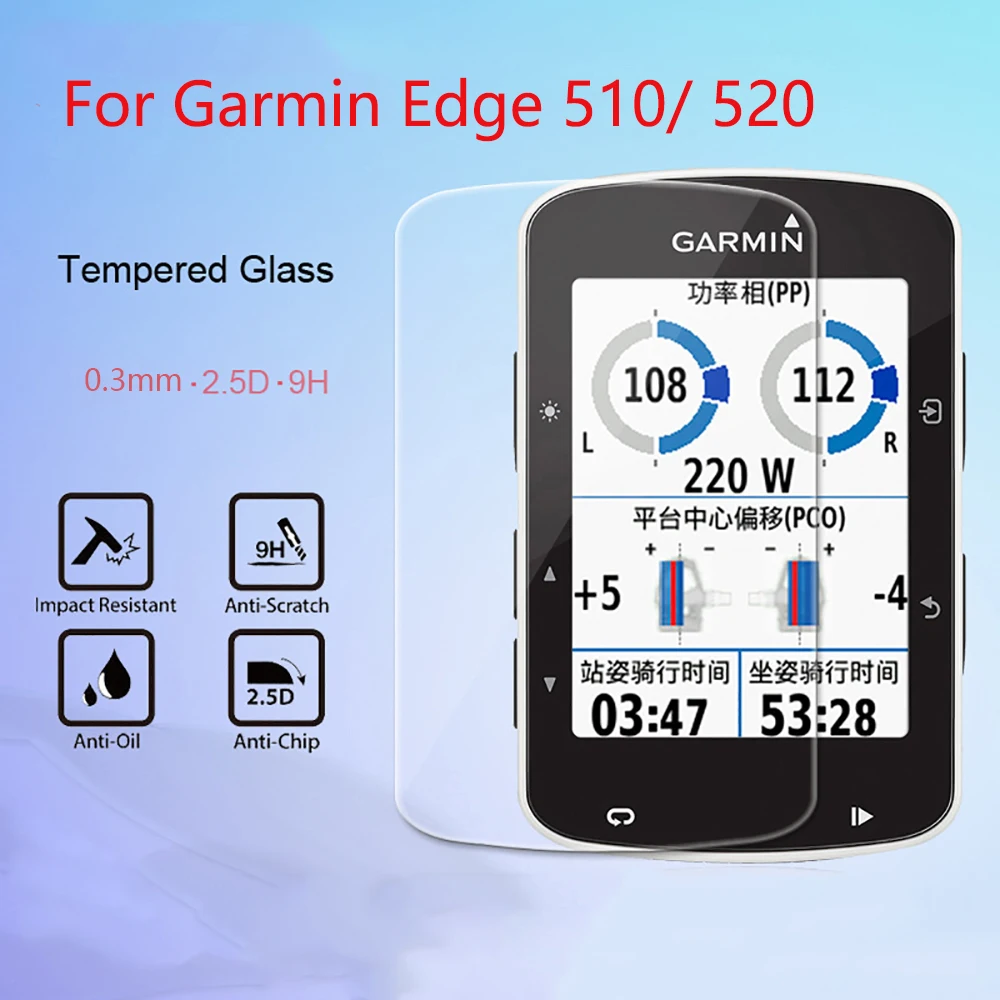 5 шт./лот для Garmin Edge 510 / 520 GPS велосипедный компьютер закаленное стекло 9H 2.5D Премиум