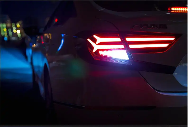 Автомобильный стильный задний фонарь, задний фонарь, чехол для Honda Accord светодиодный задний фонарь, чехол для Accord, задний фонарь, крышка багажника