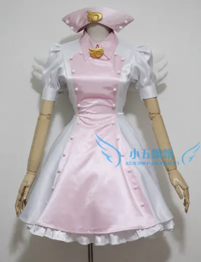 2017 г. костюм Косплэй довец карт Сакура КИНОМОТО Платье|cosplay cap|cosplay dressdresses blue |