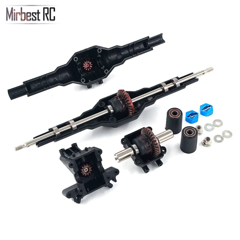 Mirbest RC diy Запчасти для Wltoys 12428 части 12423 RC части автомобиля металлический редуктор дифференциал Dear wave box 12428 аксессуары для обновления