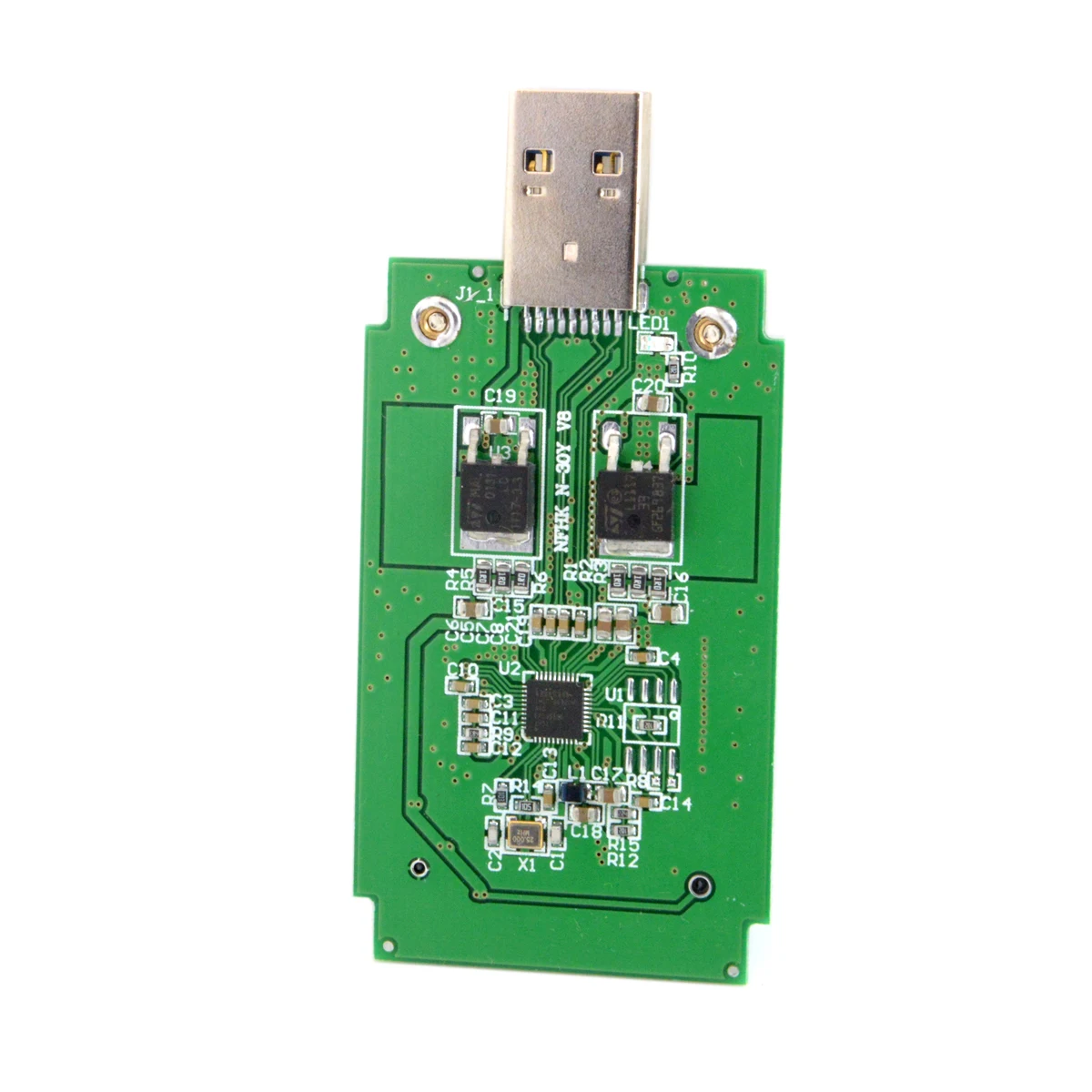 NGFF Mini PCI E mSATA к USB 3 0 внешний SSD PCBA конвейер адаптер карта с корпусом|Компьютерные