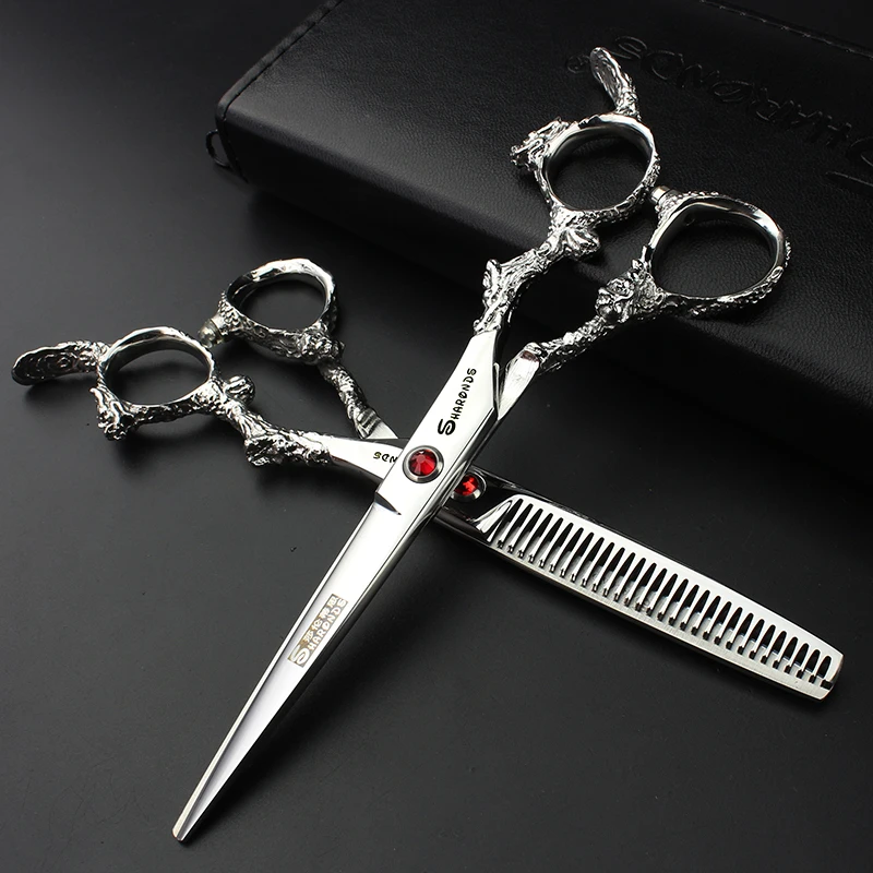 Парикмахерские ножницы 6 дюймов профессиональные для стрижки набор
