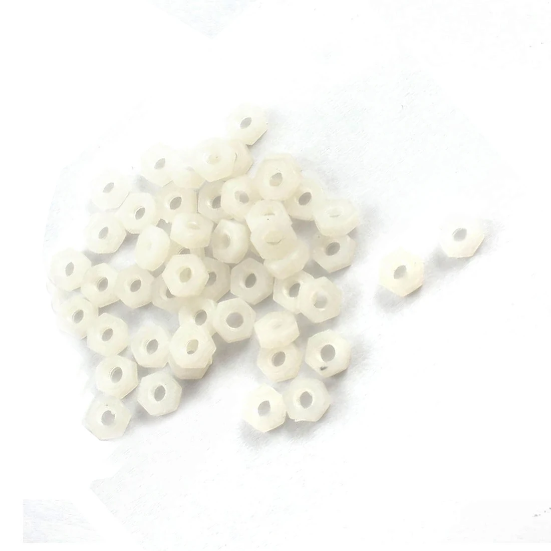 New 50 Pcs M2.5 Thread Nylon Hex Nut Threaded Spacer Support for PCB Board | Обустройство дома