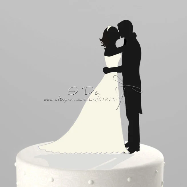 

Free Shipping Acrylic Bride And Groom Wedding Cake Topper/wedding Cake Stand/wedding Decoration/cake Decorating Supplies