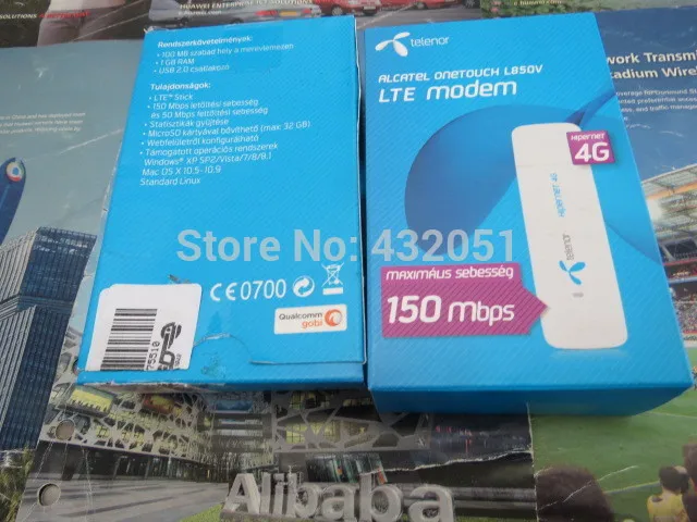 Huawei Alcatel L850v CAT 4 USB 4G LTE модем|Модемы| |