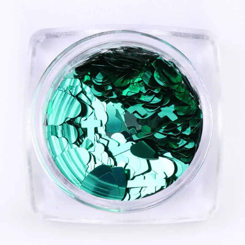 1 чехол 9 цветов украшение для ногтей в виде креста с блестками|Стразы и украшения|